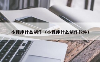 滨州小程序什么制作（小程序什么制作软件）