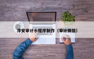 滨州淳安审计小程序制作（审计微信）